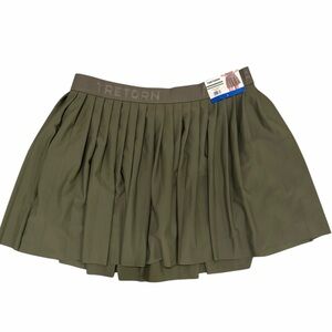 Tretorn Ladies' Pleated Skort Tennis Golf Pickleball Skirt with Shorts GREEN L